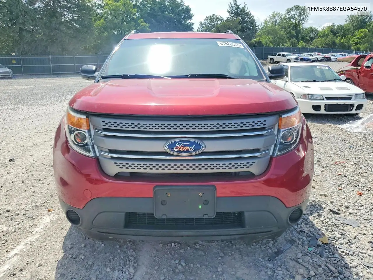 2014 Ford Explorer VIN: 1FM5K8B87EGA54570 Lot: 61920646