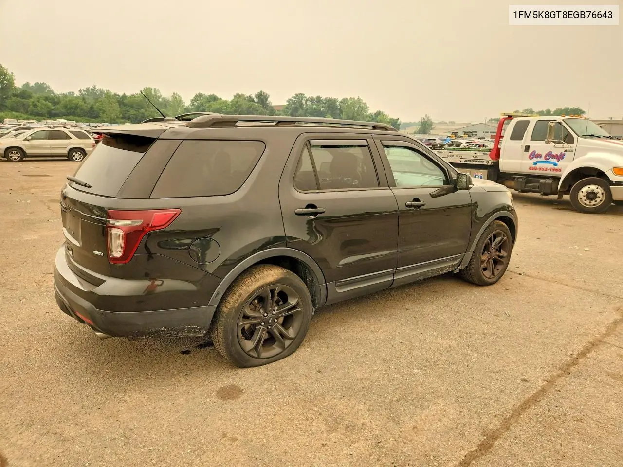 2014 Ford Explorer Sport VIN: 1FM5K8GT8EGB76643 Lot: 85625585