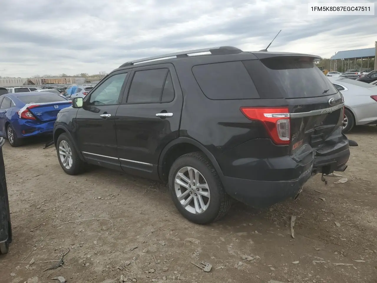 1FM5K8D87EGC47511 2014 Ford Explorer Xlt