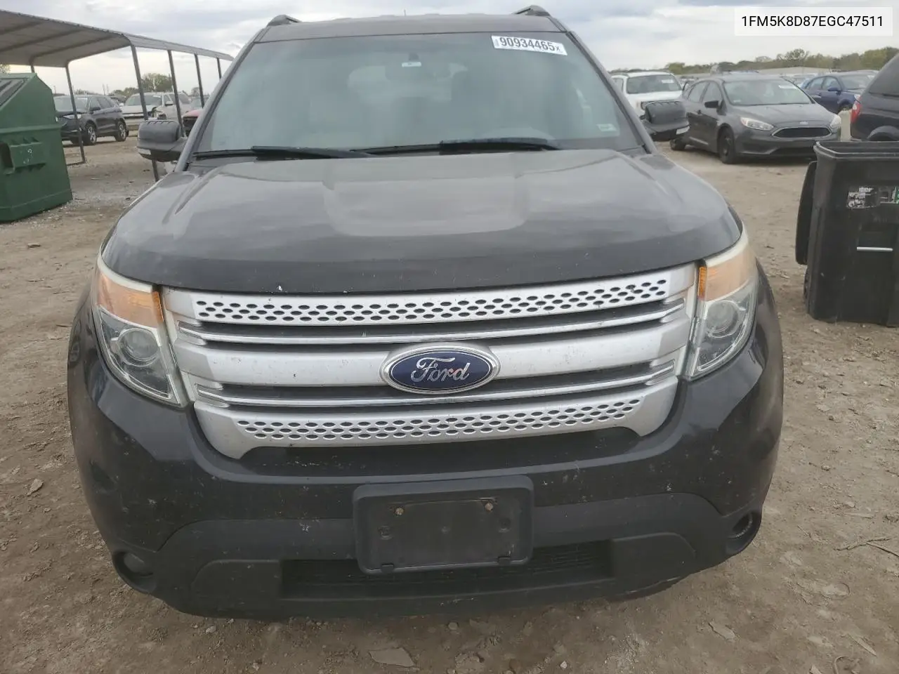 1FM5K8D87EGC47511 2014 Ford Explorer Xlt