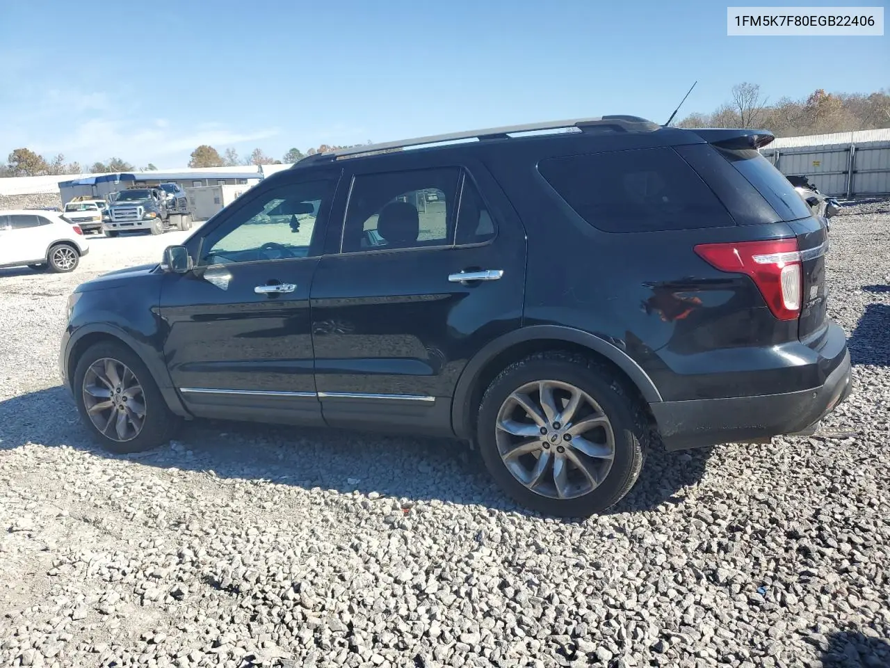 1FM5K7F80EGB22406 2014 Ford Explorer Limited