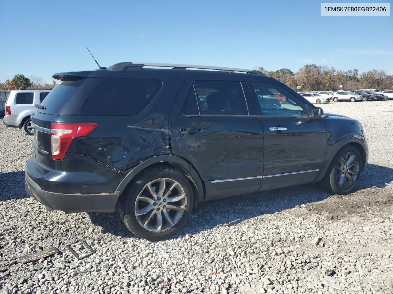 1FM5K7F80EGB22406 2014 Ford Explorer Limited