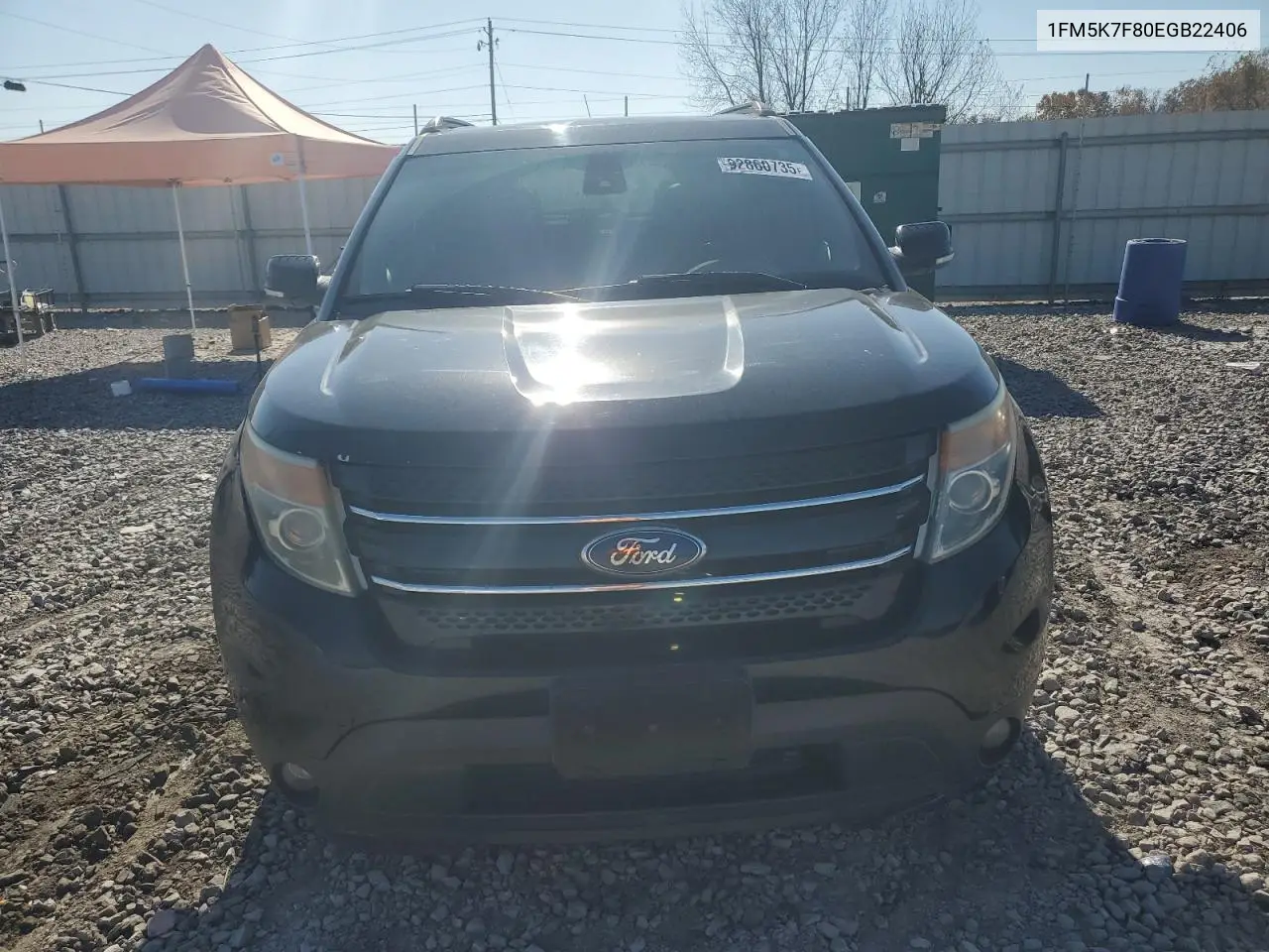 1FM5K7F80EGB22406 2014 Ford Explorer Limited