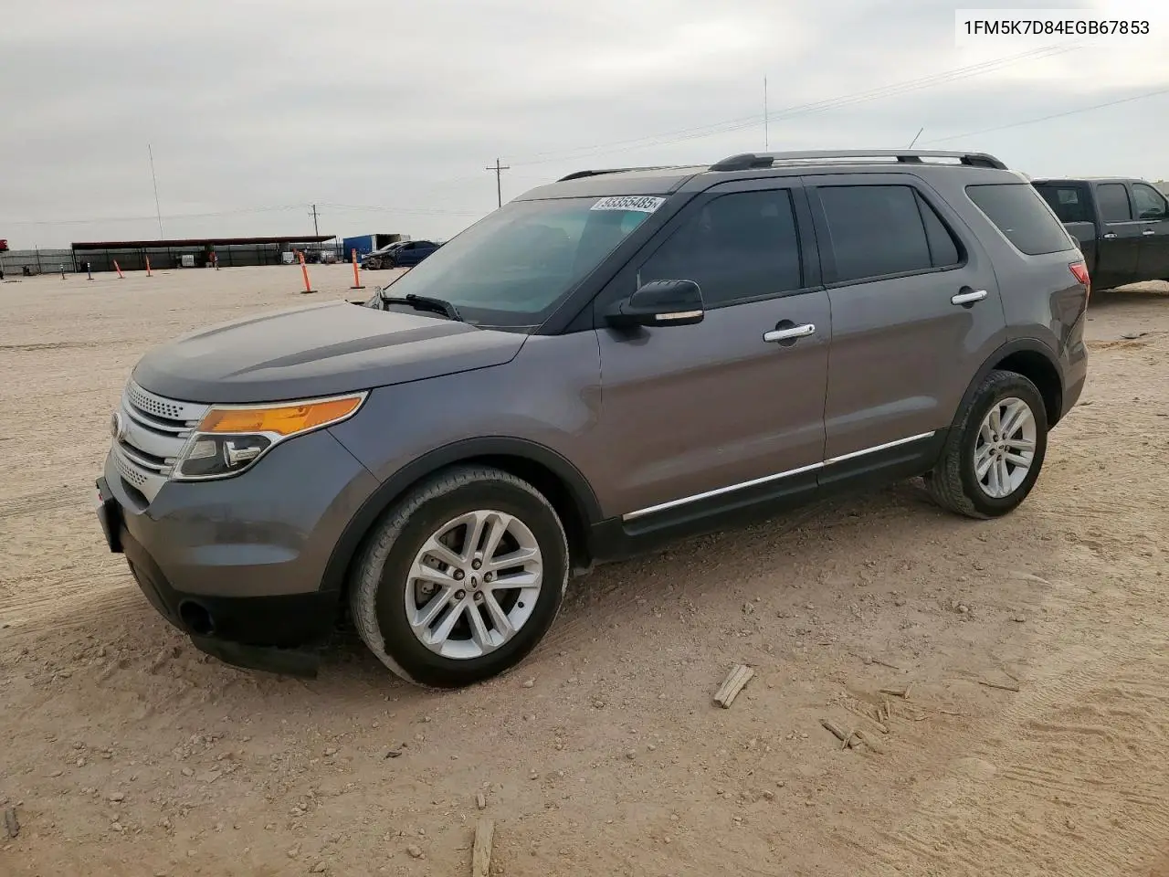 1FM5K7D84EGB67853 2014 Ford Explorer Xlt