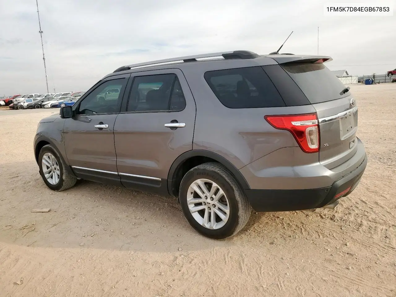 1FM5K7D84EGB67853 2014 Ford Explorer Xlt
