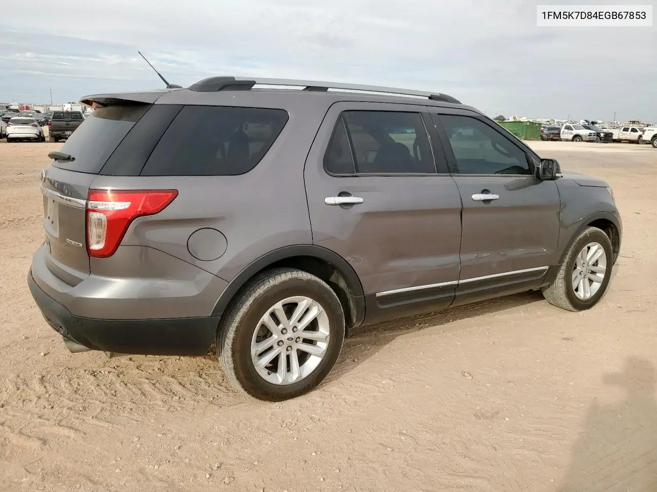 1FM5K7D84EGB67853 2014 Ford Explorer Xlt