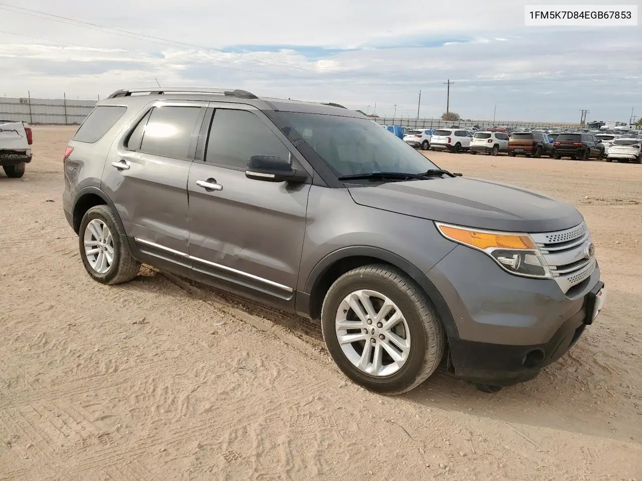 1FM5K7D84EGB67853 2014 Ford Explorer Xlt