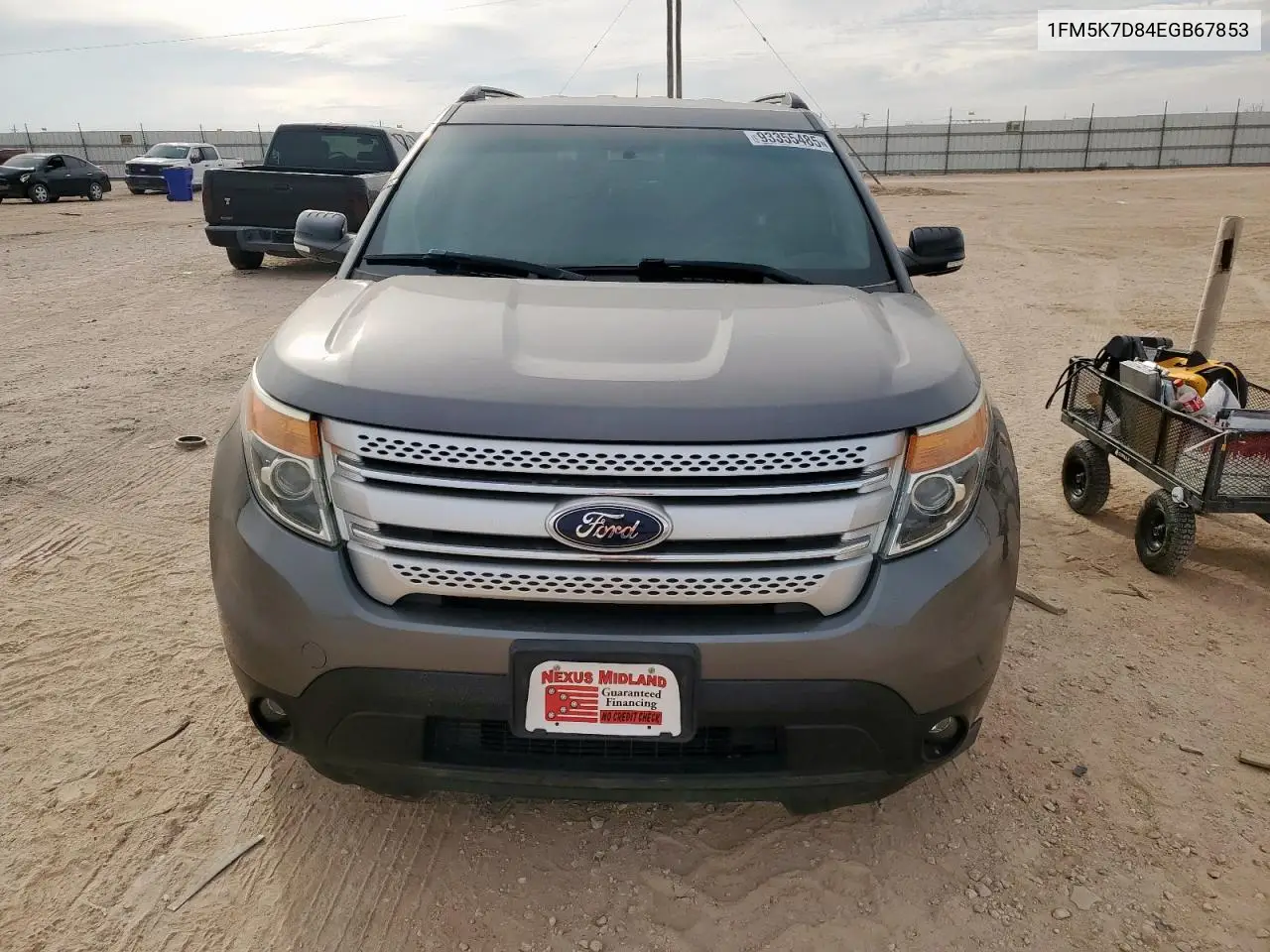 1FM5K7D84EGB67853 2014 Ford Explorer Xlt
