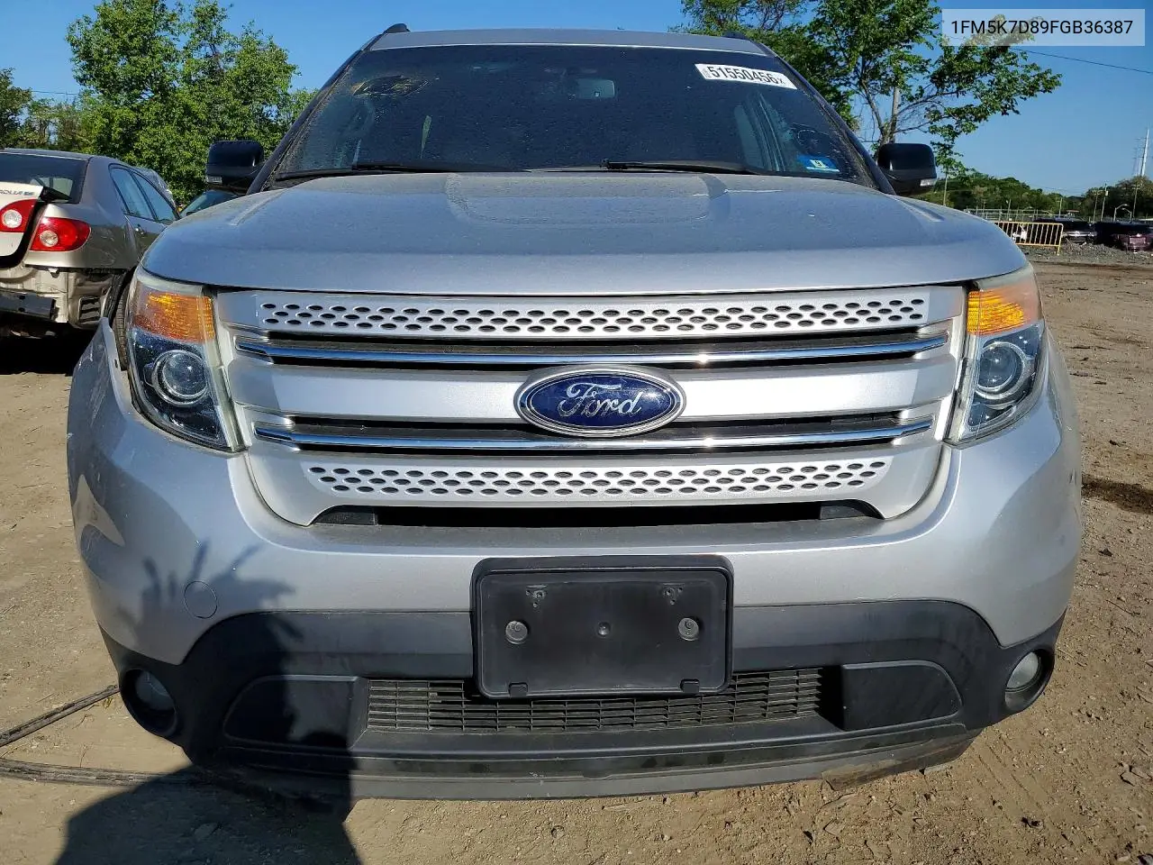 1FM5K7D89FGB36387 2015 Ford Explorer Xlt