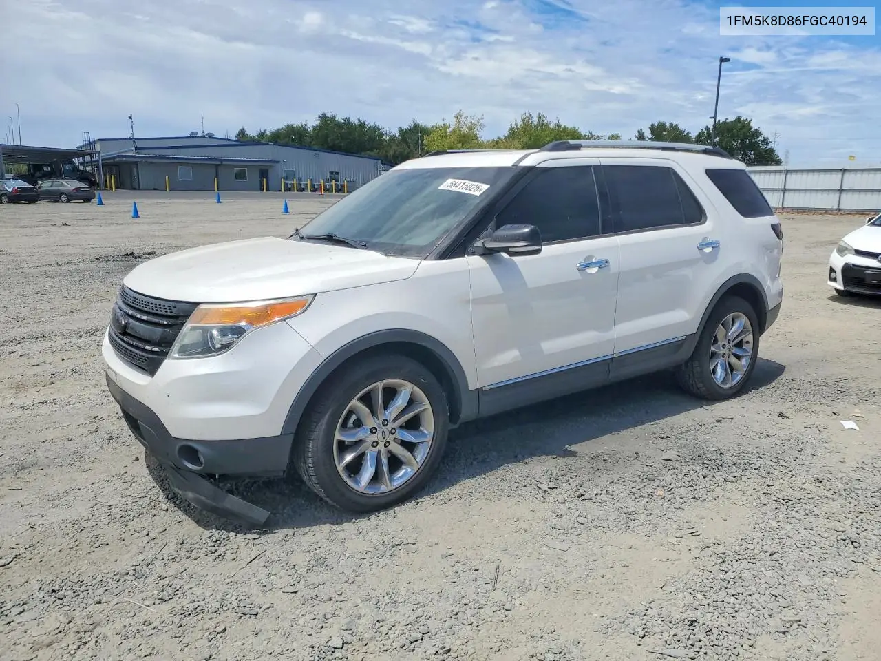 2015 Ford Explorer Xlt VIN: 1FM5K8D86FGC40194 Lot: 58415026