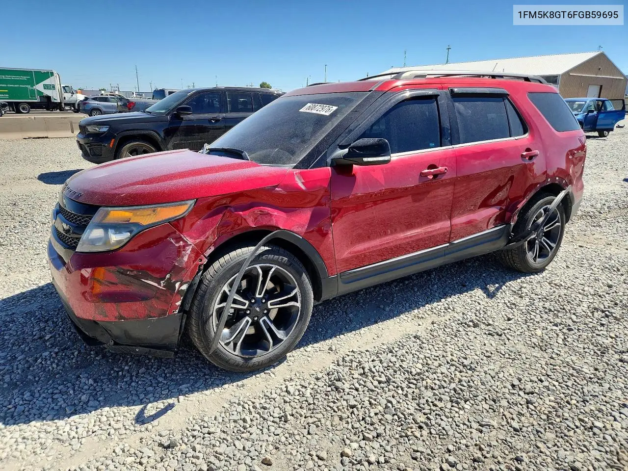 2015 Ford Explorer Sport VIN: 1FM5K8GT6FGB59695 Lot: 60872976