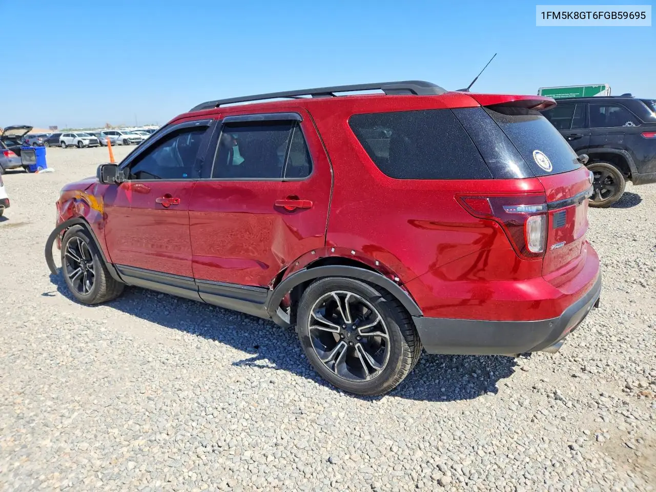2015 Ford Explorer Sport VIN: 1FM5K8GT6FGB59695 Lot: 60872976