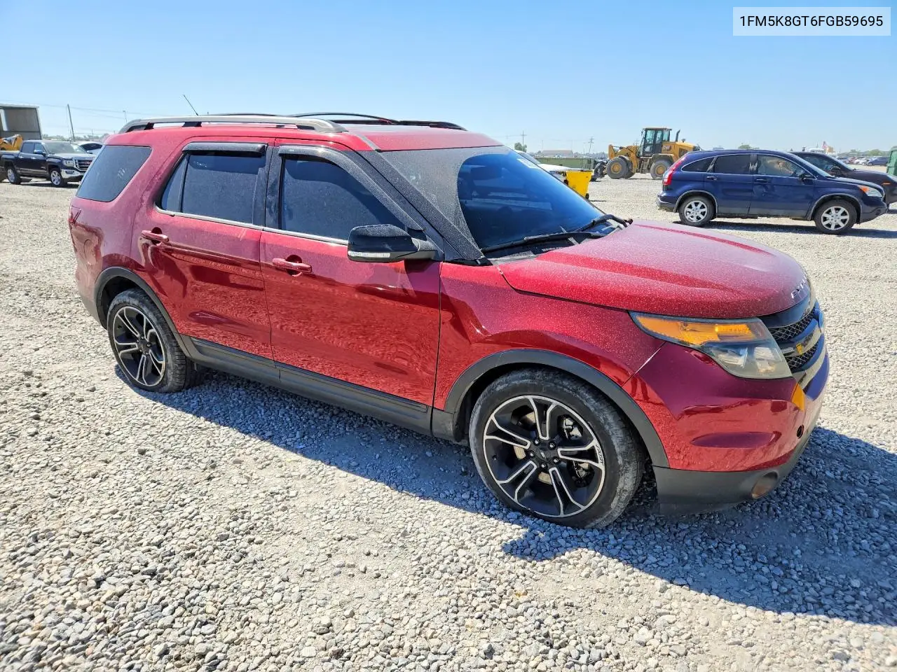 2015 Ford Explorer Sport VIN: 1FM5K8GT6FGB59695 Lot: 60872976