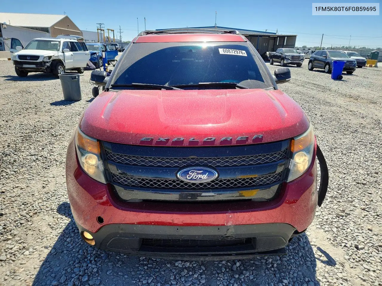 2015 Ford Explorer Sport VIN: 1FM5K8GT6FGB59695 Lot: 60872976