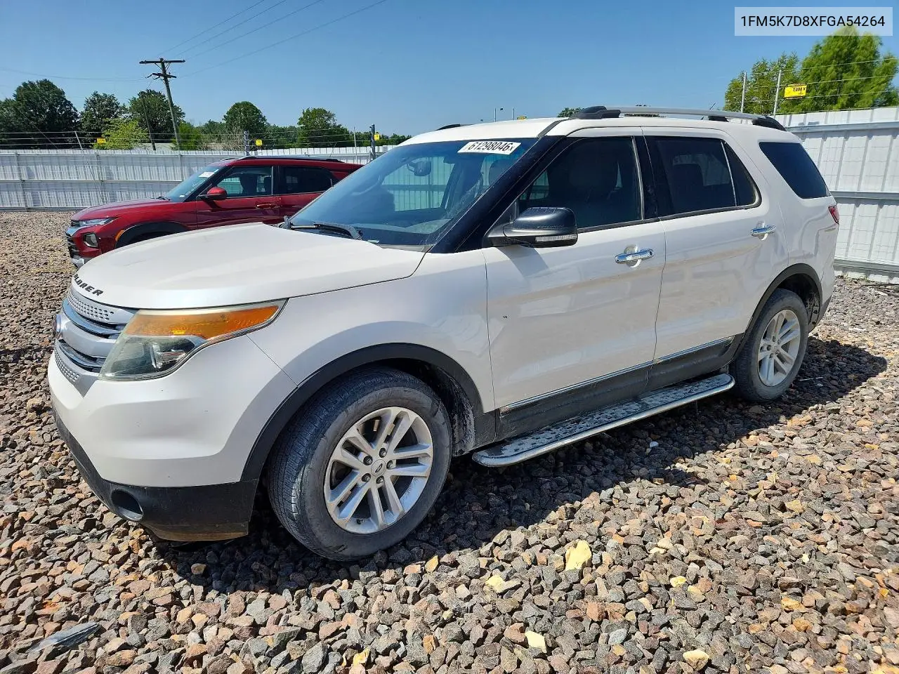 2015 Ford Explorer Xlt VIN: 1FM5K7D8XFGA54264 Lot: 61298046
