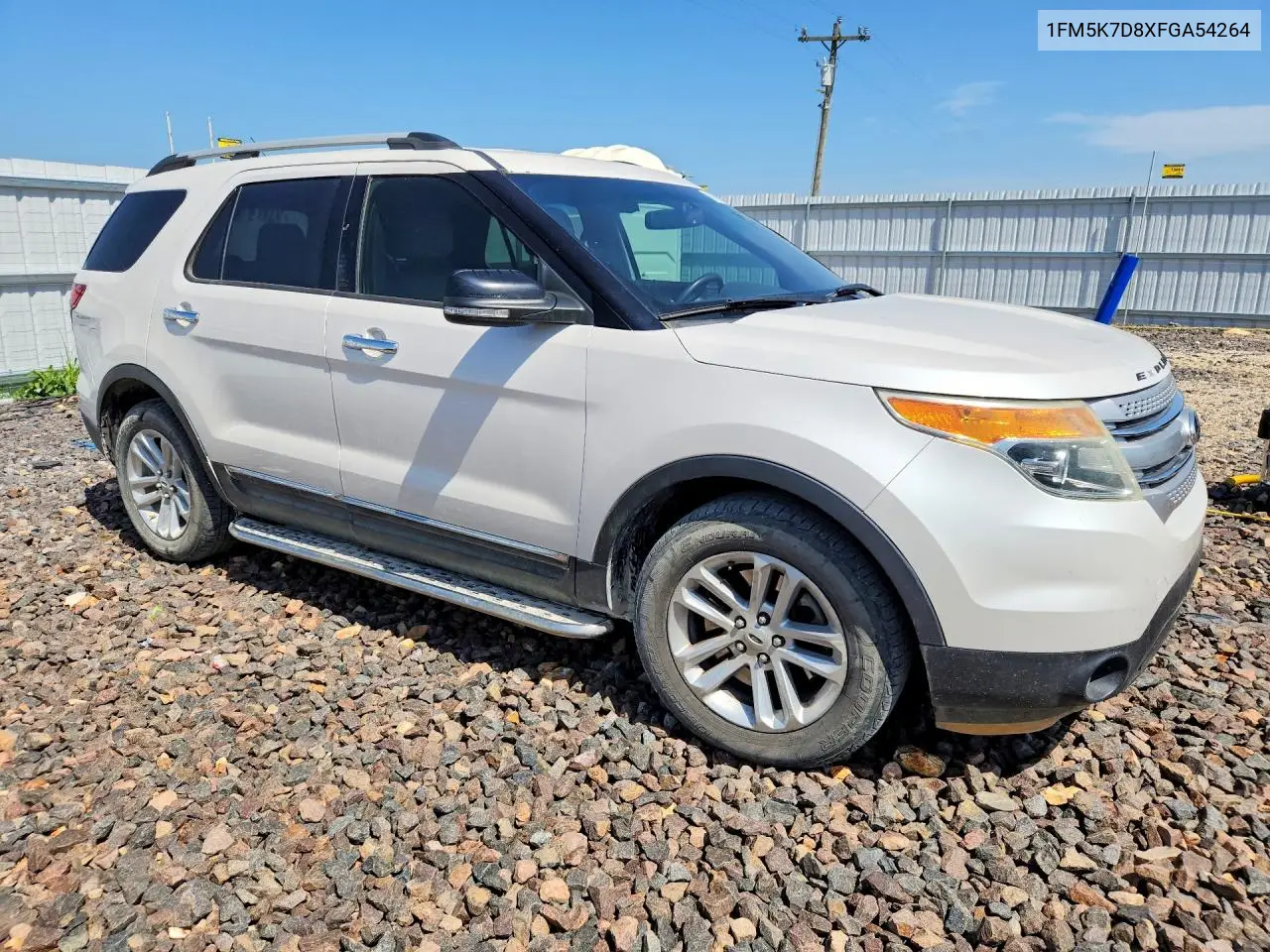 2015 Ford Explorer Xlt VIN: 1FM5K7D8XFGA54264 Lot: 61298046