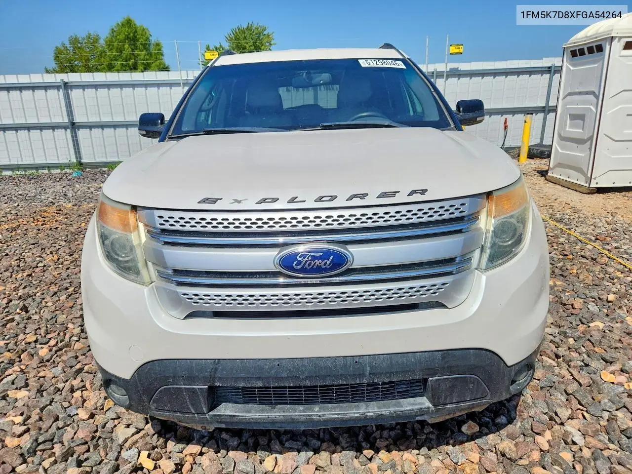 2015 Ford Explorer Xlt VIN: 1FM5K7D8XFGA54264 Lot: 61298046