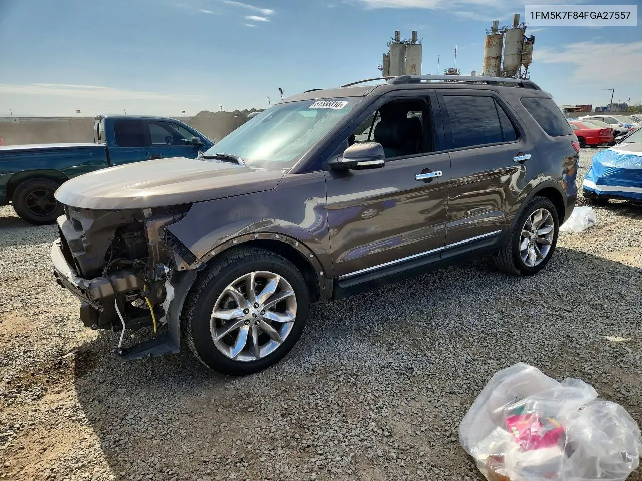1FM5K7F84FGA27557 2015 Ford Explorer Limited