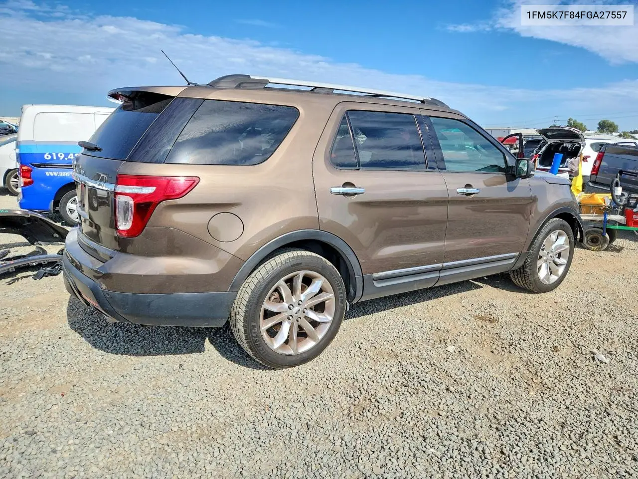 1FM5K7F84FGA27557 2015 Ford Explorer Limited