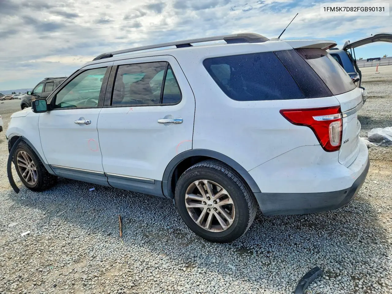 2015 Ford Explorer Xlt VIN: 1FM5K7D82FGB90131 Lot: 61717186