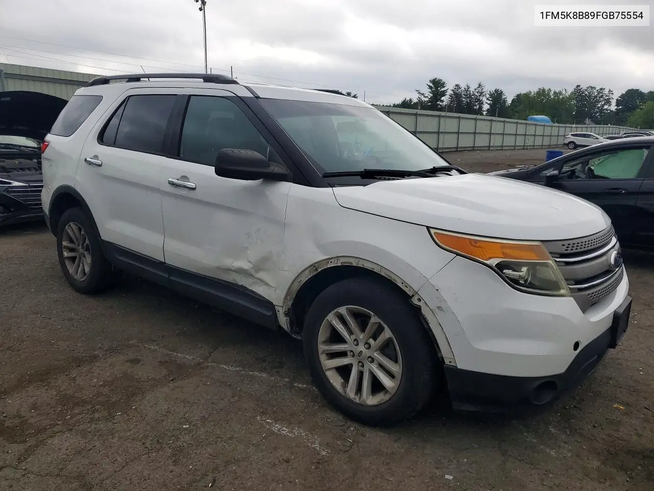 2015 Ford Explorer VIN: 1FM5K8B89FGB75554 Lot: 61744816