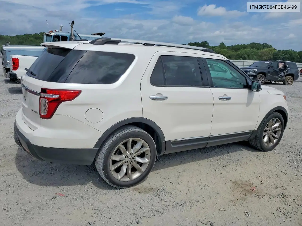 2015 Ford Explorer Xlt VIN: 1FM5K7D84FGB46499 Lot: 61913416