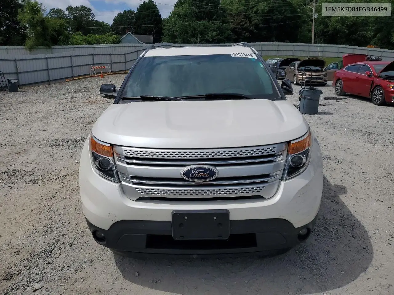 2015 Ford Explorer Xlt VIN: 1FM5K7D84FGB46499 Lot: 61913416