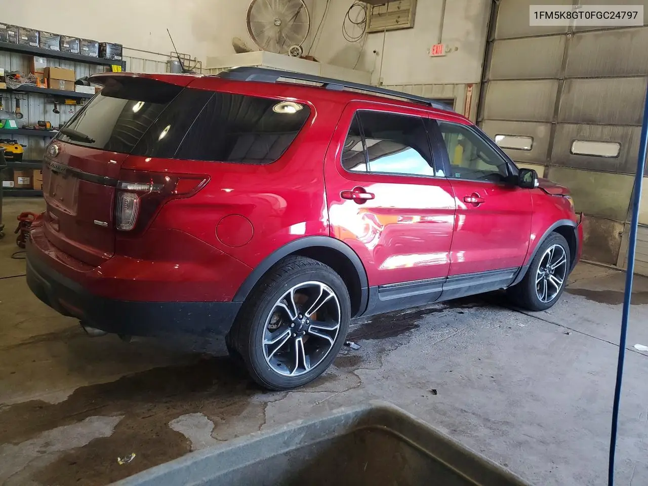 2015 Ford Explorer Sport VIN: 1FM5K8GT0FGC24797 Lot: 61956106