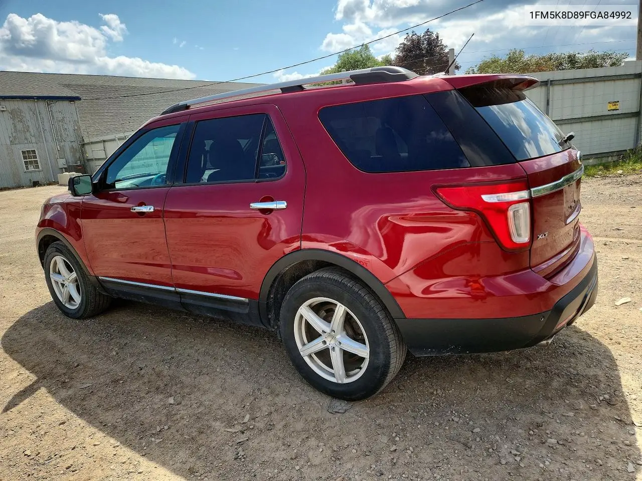 2015 Ford Explorer Xlt VIN: 1FM5K8D89FGA84992 Lot: 62120236