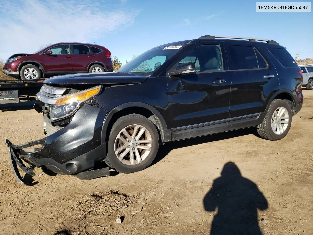 1FM5K8D81FGC55587 2015 Ford Explorer Xlt