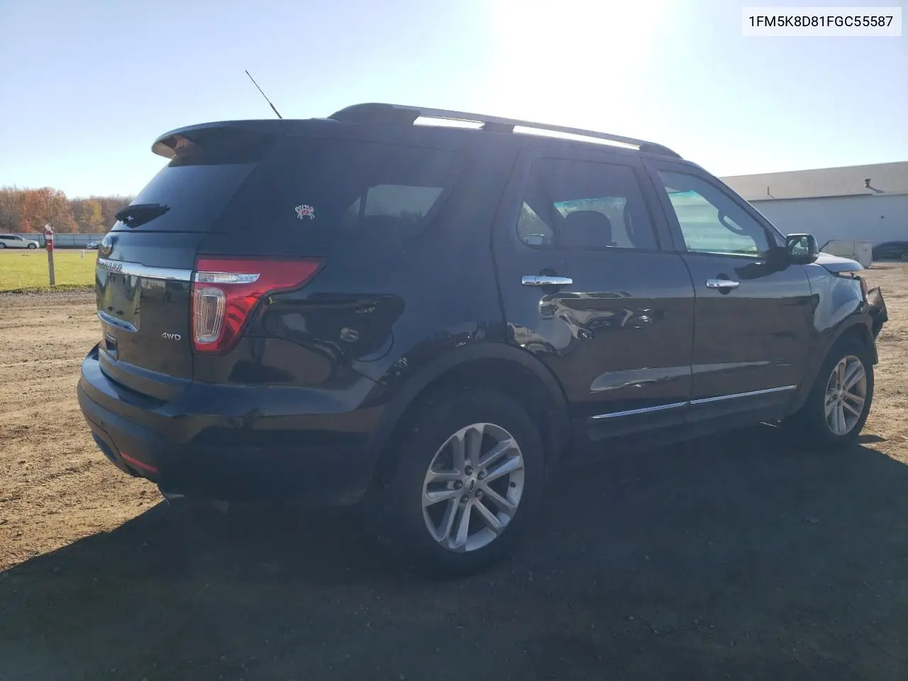 1FM5K8D81FGC55587 2015 Ford Explorer Xlt