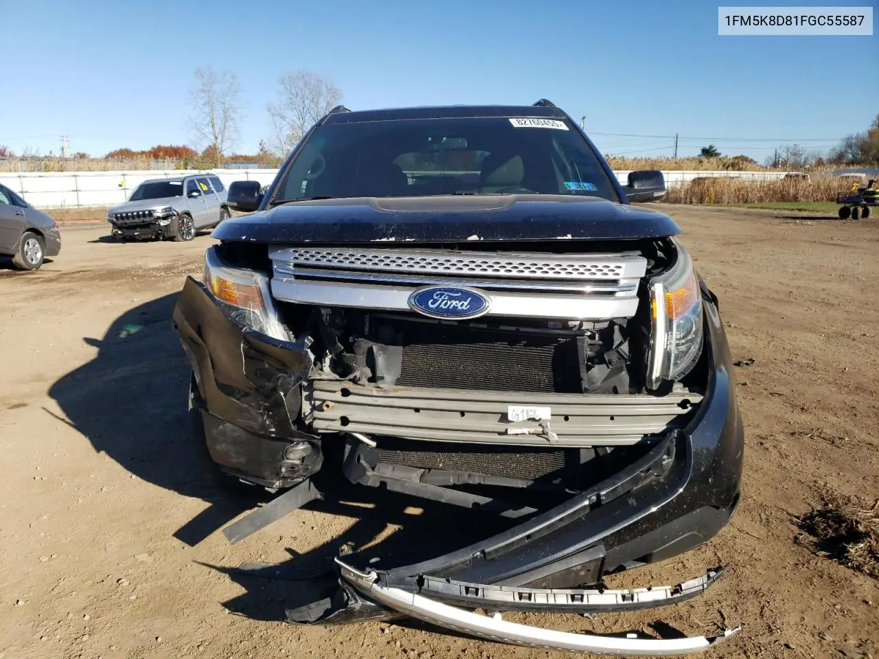 1FM5K8D81FGC55587 2015 Ford Explorer Xlt