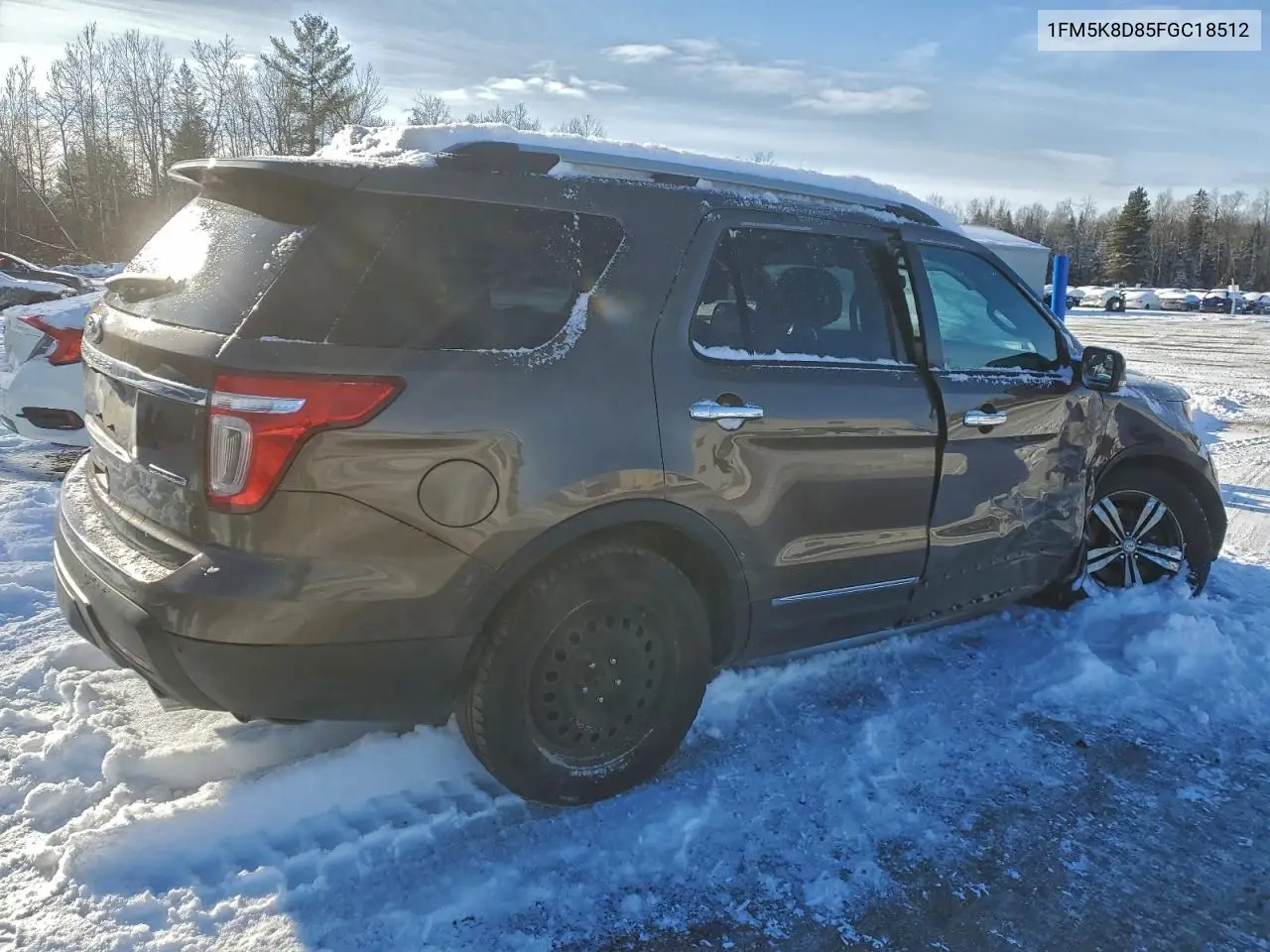 2015 Ford Explorer Xlt VIN: 1FM5K8D85FGC18512 Lot: 91024515