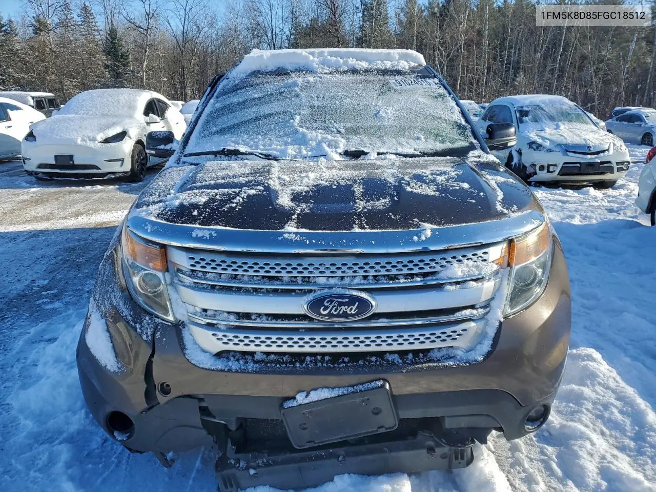 2015 Ford Explorer Xlt VIN: 1FM5K8D85FGC18512 Lot: 91024515