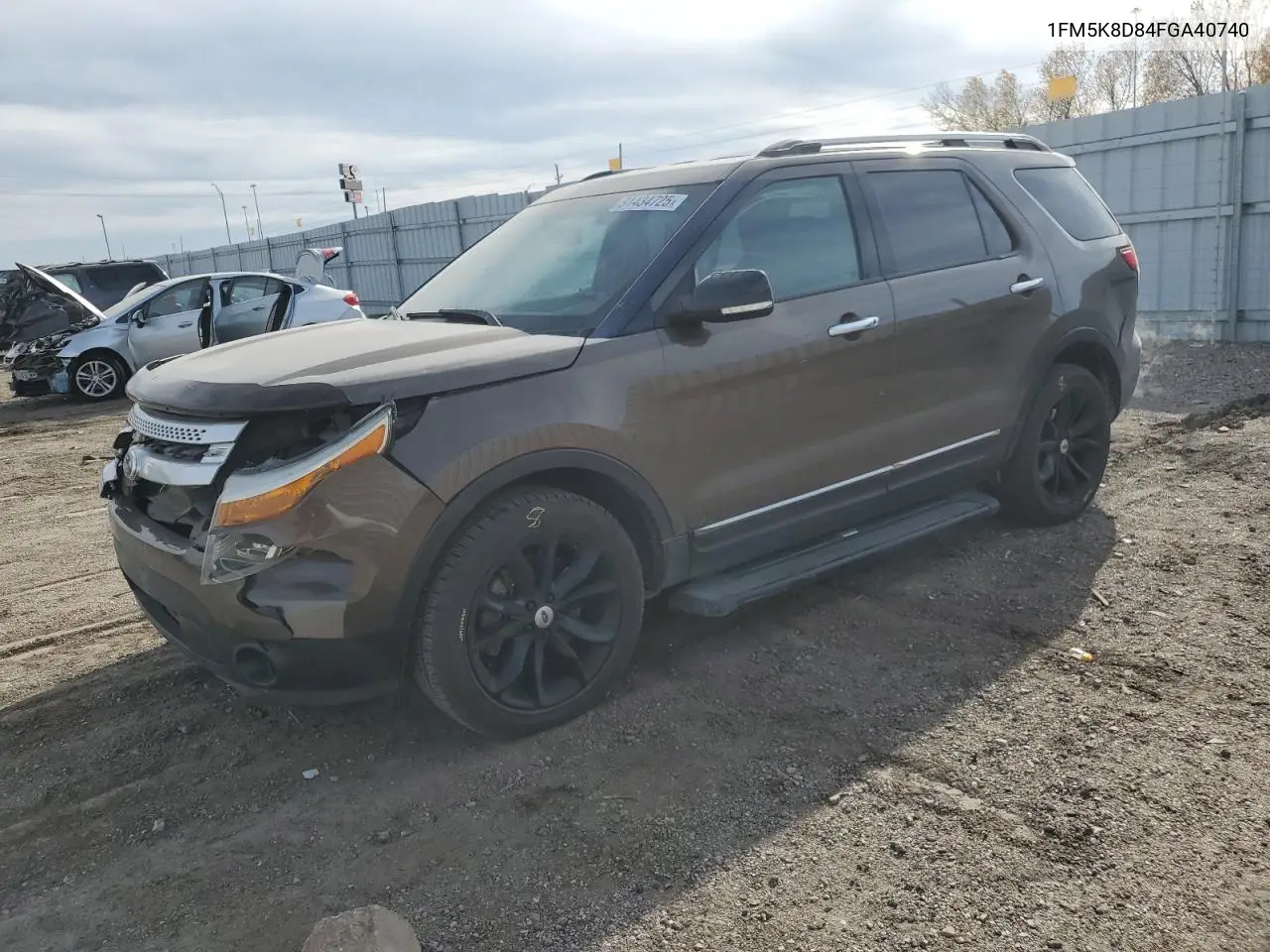 1FM5K8D84FGA40740 2015 Ford Explorer Xlt