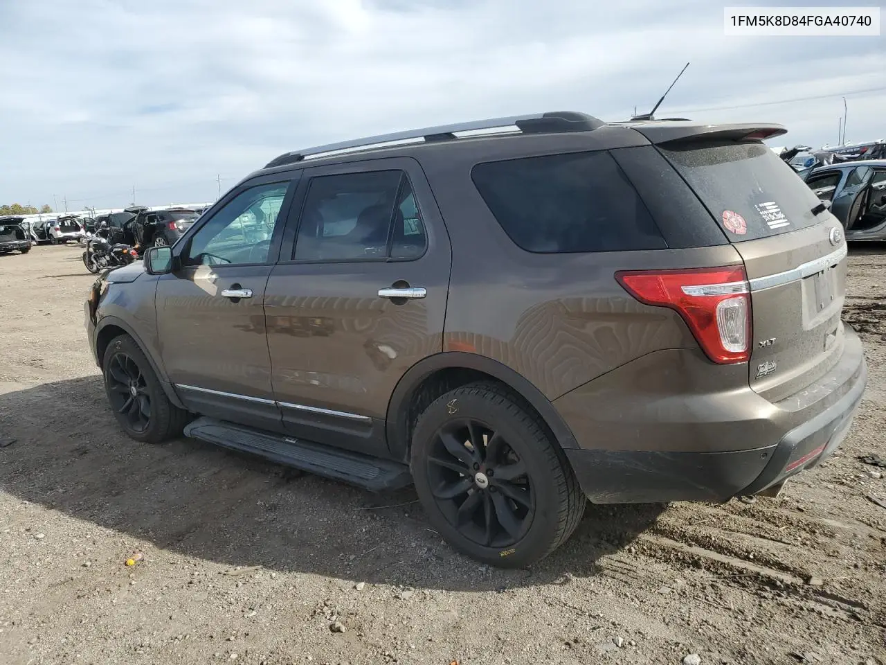 1FM5K8D84FGA40740 2015 Ford Explorer Xlt