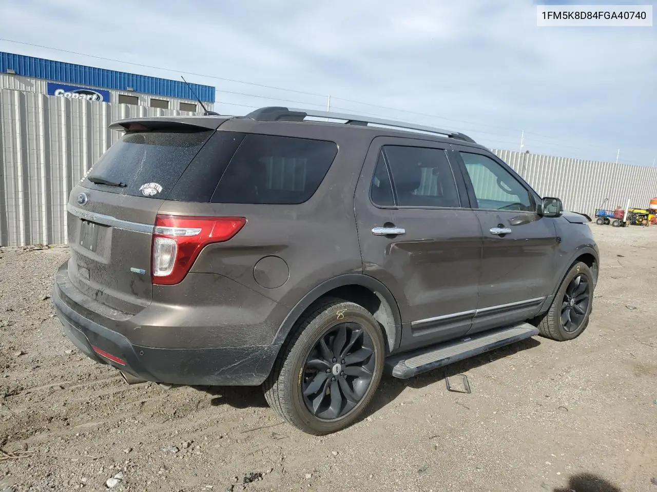 1FM5K8D84FGA40740 2015 Ford Explorer Xlt