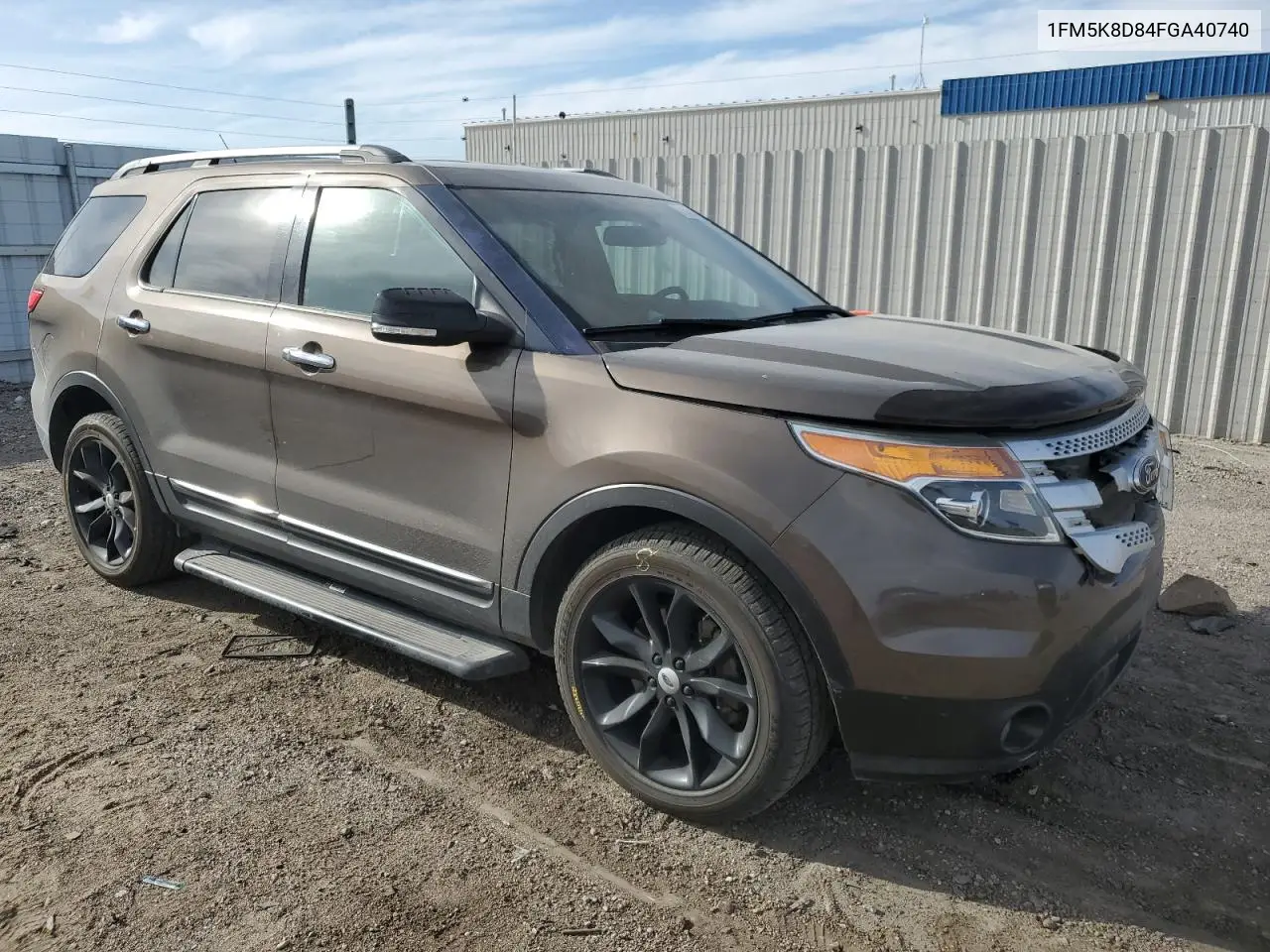 1FM5K8D84FGA40740 2015 Ford Explorer Xlt