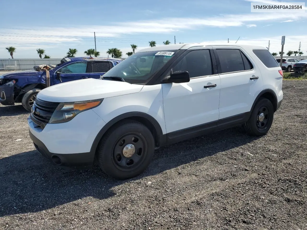 1FM5K8AR4FGA28584 2015 Ford Explorer Police Interceptor