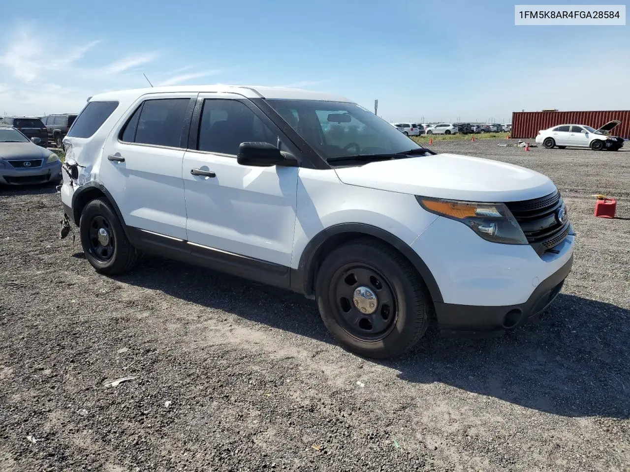 1FM5K8AR4FGA28584 2015 Ford Explorer Police Interceptor