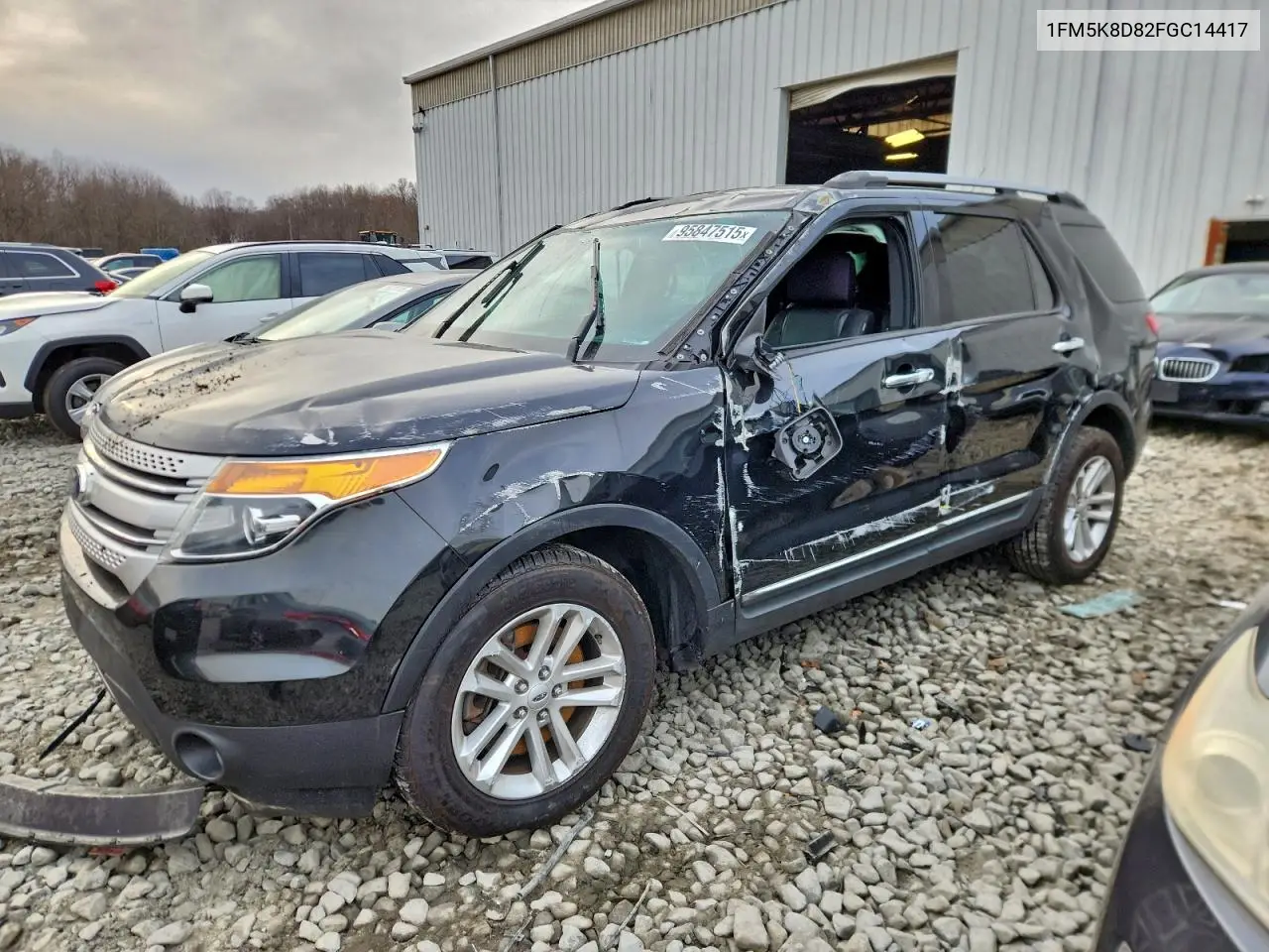 1FM5K8D82FGC14417 2015 Ford Explorer Xlt