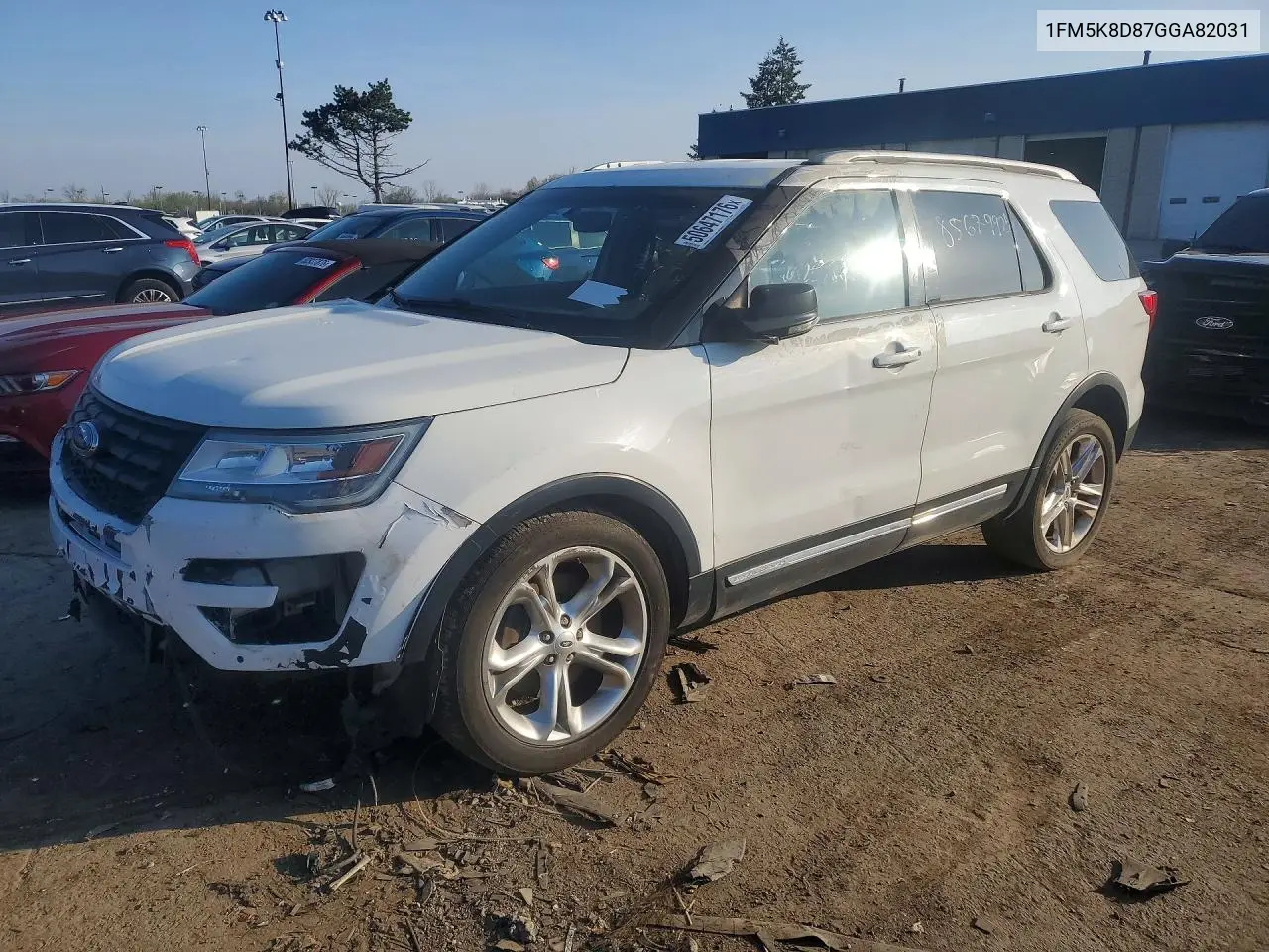 1FM5K8D87GGA82031 2016 Ford Explorer Xlt