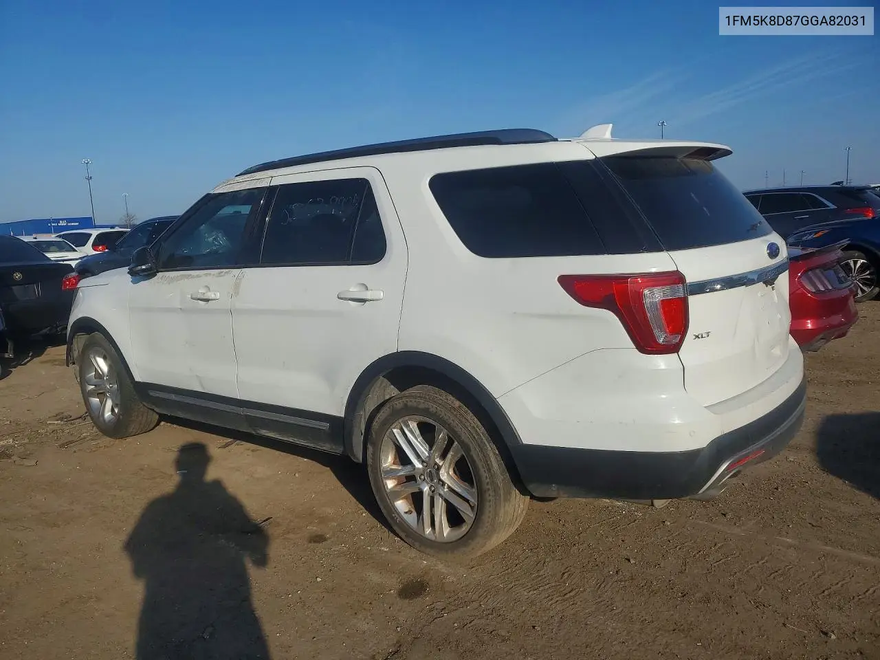 1FM5K8D87GGA82031 2016 Ford Explorer Xlt