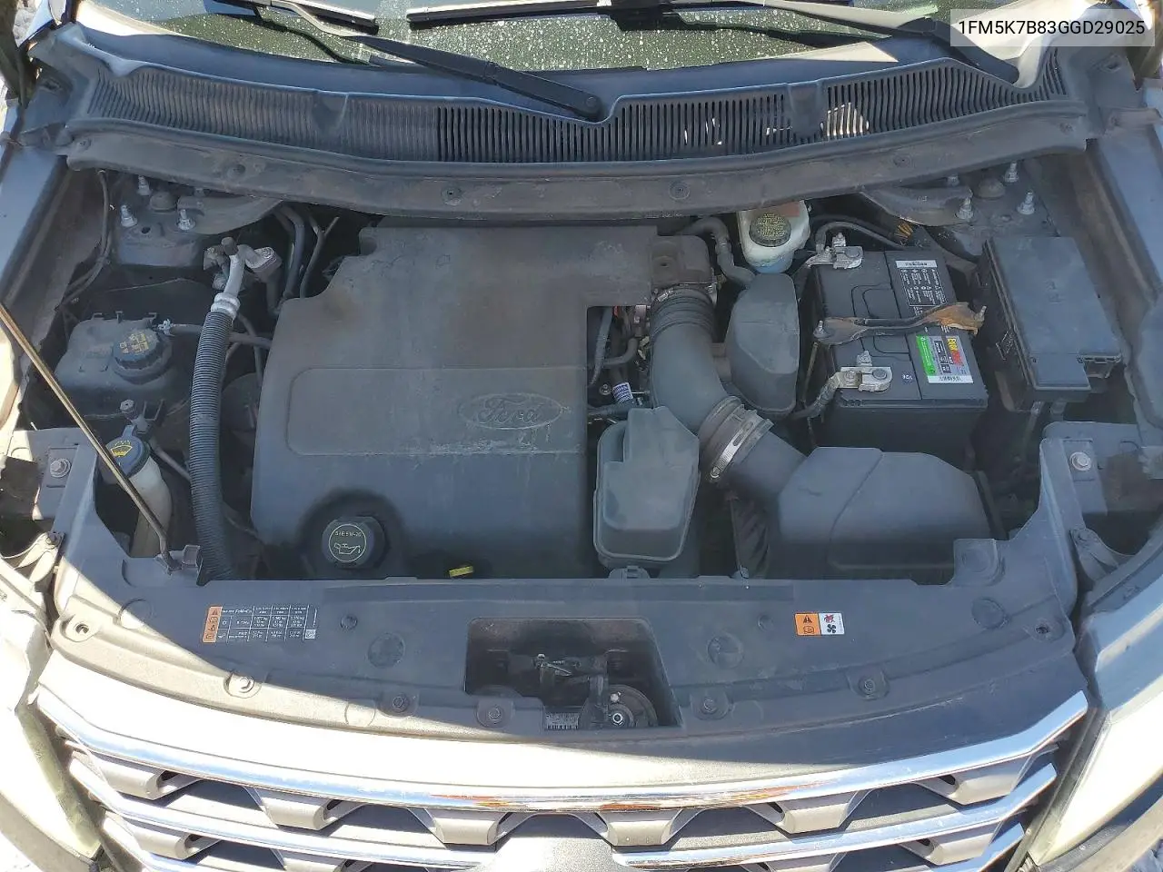 2016 Ford Explorer VIN: 1FM5K7B83GGD29025 Lot: 54902976