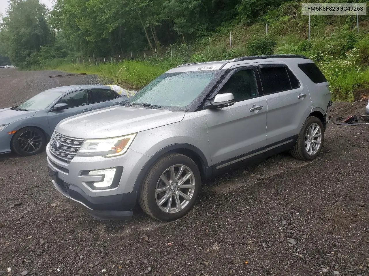 2016 Ford Explorer Limited VIN: 1FM5K8F82GGC49263 Lot: 60577526