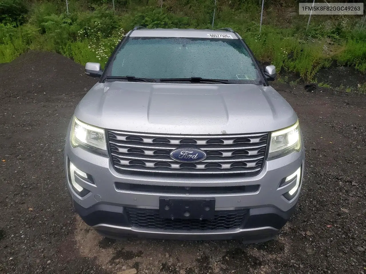 2016 Ford Explorer Limited VIN: 1FM5K8F82GGC49263 Lot: 60577526
