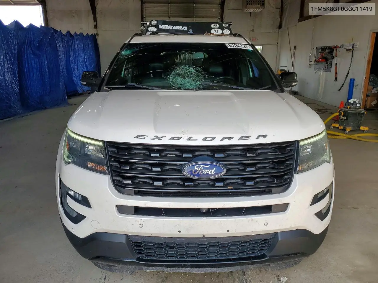 2016 Ford Explorer Sport VIN: 1FM5K8GT0GGC11419 Lot: 60760826