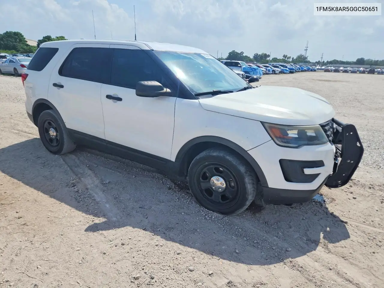 2016 Ford Explorer Police Interceptor VIN: 1FM5K8AR5GGC50651 Lot: 60894196