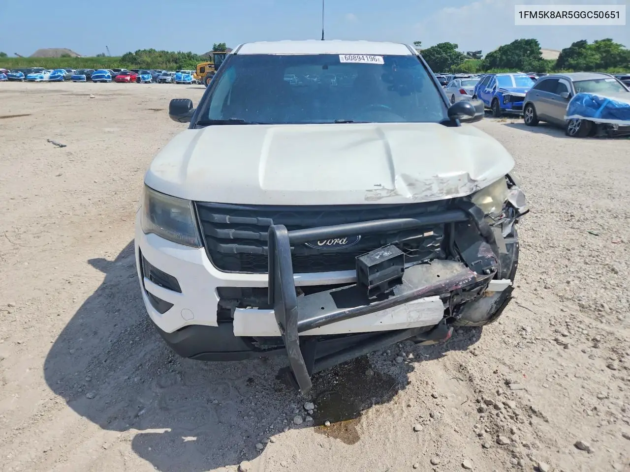 2016 Ford Explorer Police Interceptor VIN: 1FM5K8AR5GGC50651 Lot: 60894196