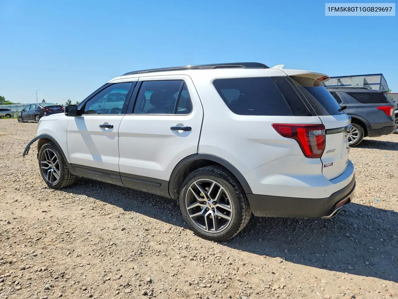 2016 Ford Explorer Sport VIN: 1FM5K8GT1GGB29697 Lot: 61036046